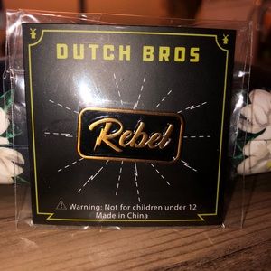 Rebel Dutch Bros Enamel Pin